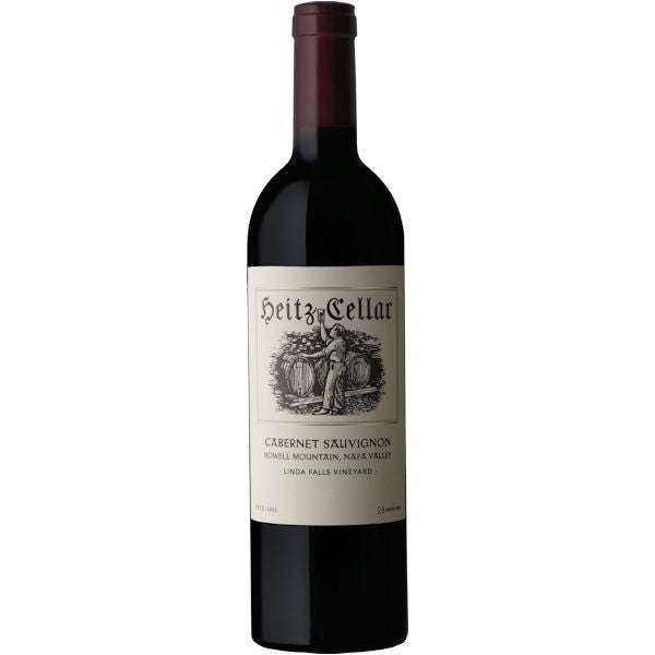 Heitz Cellar Cabernet Sauvignon Linda Falls Vineyard Howell Mountain 2019 magnum bottle with rich mountain-grown fruit flavors