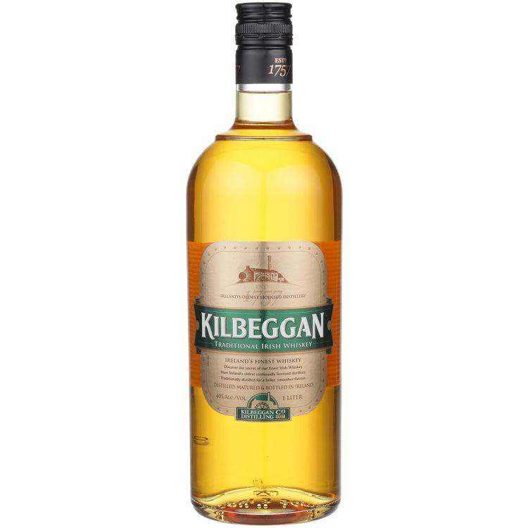Kilbeggan Blended Irish Whiskey 750ml bottle with label.