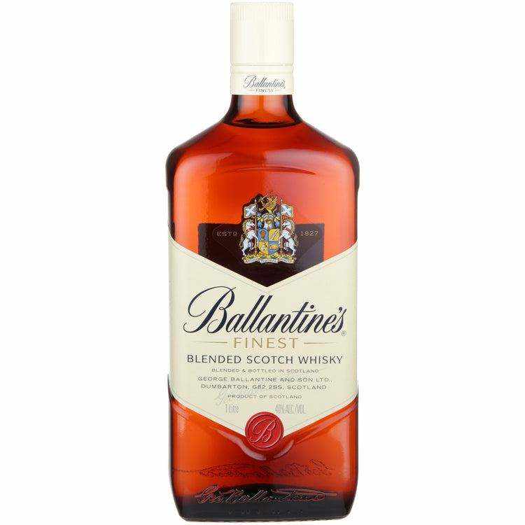 Ballantine's Blended Scotch Finest 80 1 L bottle with label.
