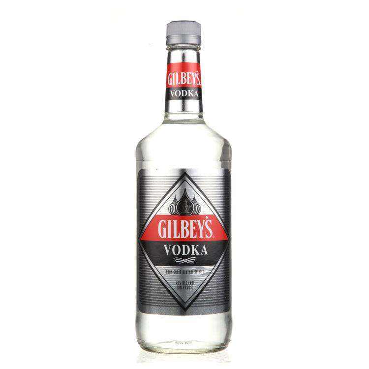 Gilbey's Vodka 750 ml bottle, a top-selling U.S. vodka ideal for classic cocktails.