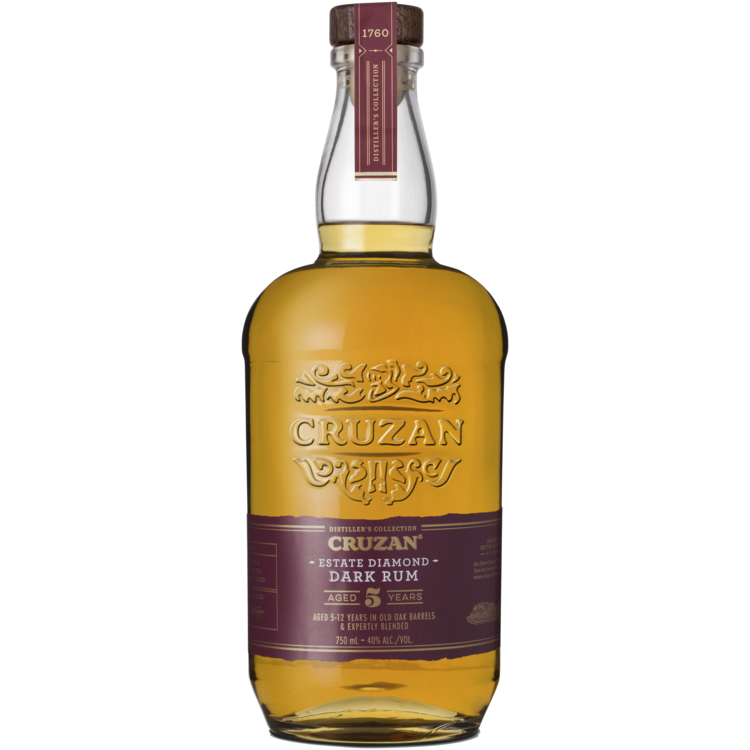 Cruzan Dark Rum Estate Diamond 5 Years Bottle 750 ML