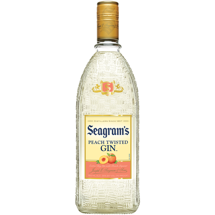 Seagram'S Peach Flavored Gin Twisted 70 750 ML