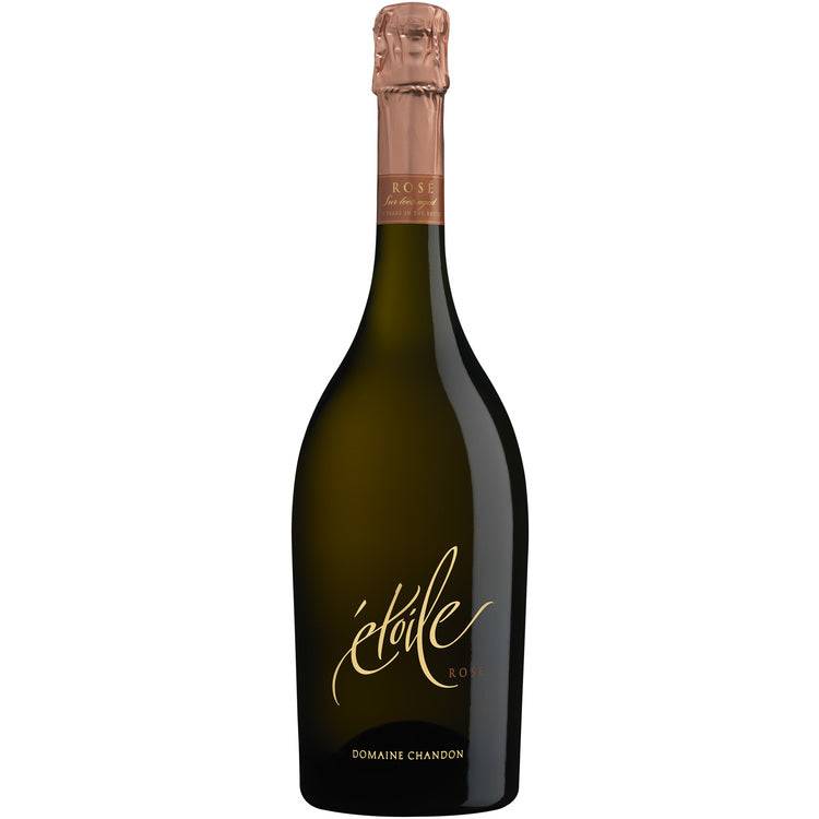 Etoile Brut Carneros sparkling wine 750 ML bottle with elegant California sparkling wine label