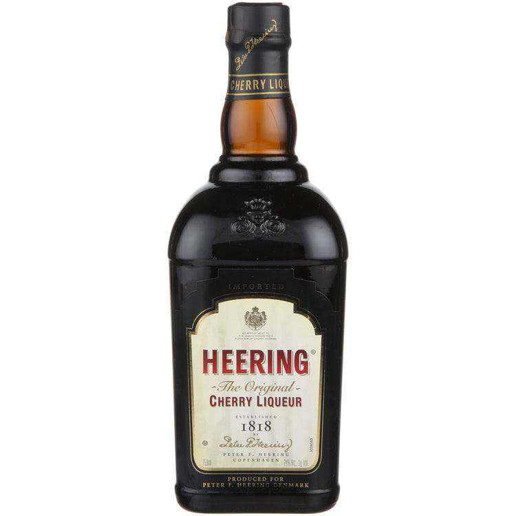 Heering Cherry Liqueur 750 ML bottle with vintage style label.