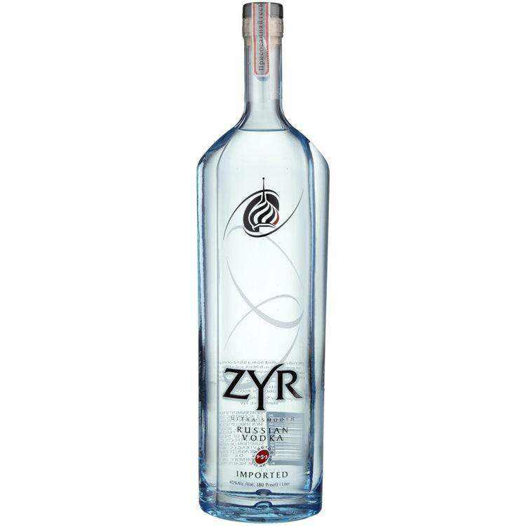Zyr Vodka 80 750 ML bottle showcasing premium Russian vodka.