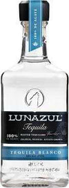 Bottle of Lunazul Tequila Blanco 80 750 ML showcasing Mexican blue agave tequila with vibrant citrus and smooth finish