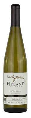 Hyland Estates Riesling 2023 750 ML white wine bottle with citrus and floral notes from Oregon's Willamette Valley
