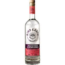 Kind Earth Organic Vodka Grapefruit Elderflower 750 ML