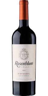 Rosenblum Cellars Vintners Cuvee Zinfandel 750 ML