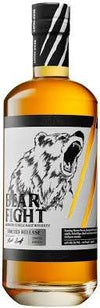 Bottle of Bear Eight whiskey with a bear illustration on the label.