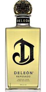 Deleon Tequila Reposado 80 premium Mexican tequila bottle aged in oak barrels with smooth vanilla and caramel notes