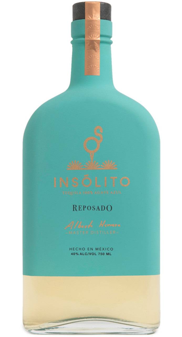 Insolito Tequila Reposado 80 750 ML premium aged tequila bottle with smooth oak and vanilla notes