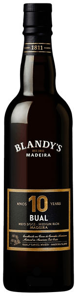 Blandy's Bual Madeira 10 Year Old 750 ML