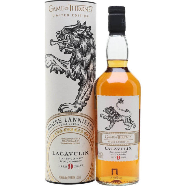Game of Thrones House Lannister Lagavulin 9 Year Old Scotch Whisky 750 ML