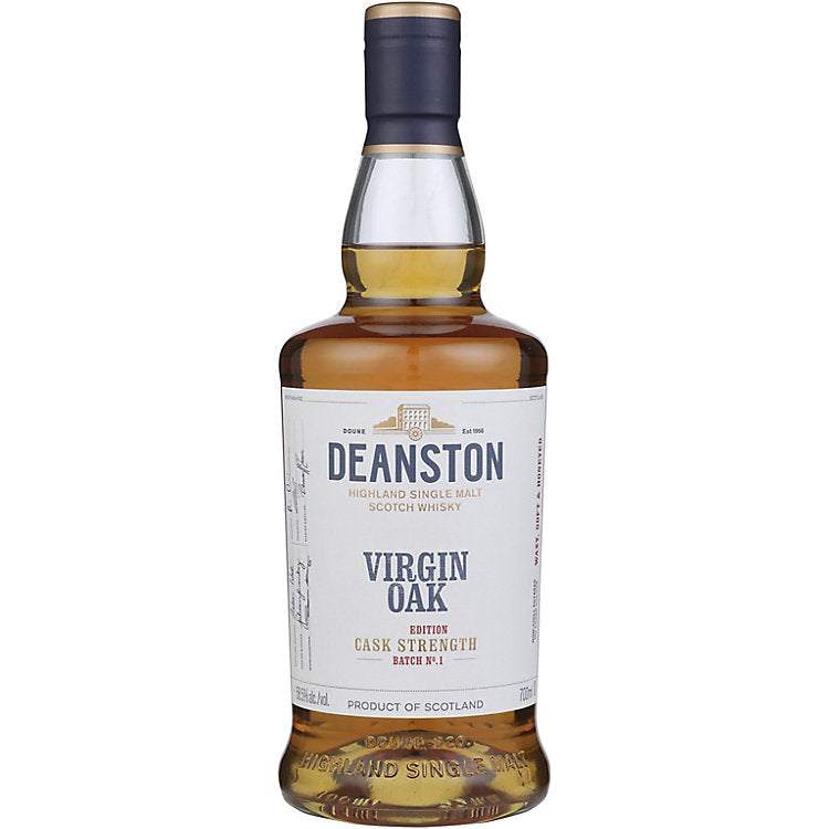 Deanston Cask Strength Virgin Oak Limited Release 2023 700 ML Highland single malt whisky bottle