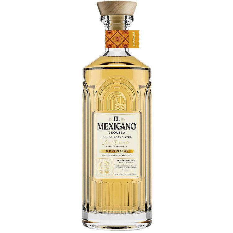 Bottle of El Mexicano Tequila Reposado 80 750 ML showcasing premium aged tequila with smooth vanilla and oak notes