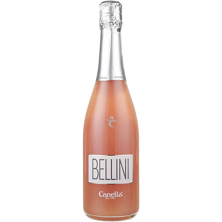 Canella Bellini 750 ML sparkling cocktail with peach puree and vibrant Italian flavors