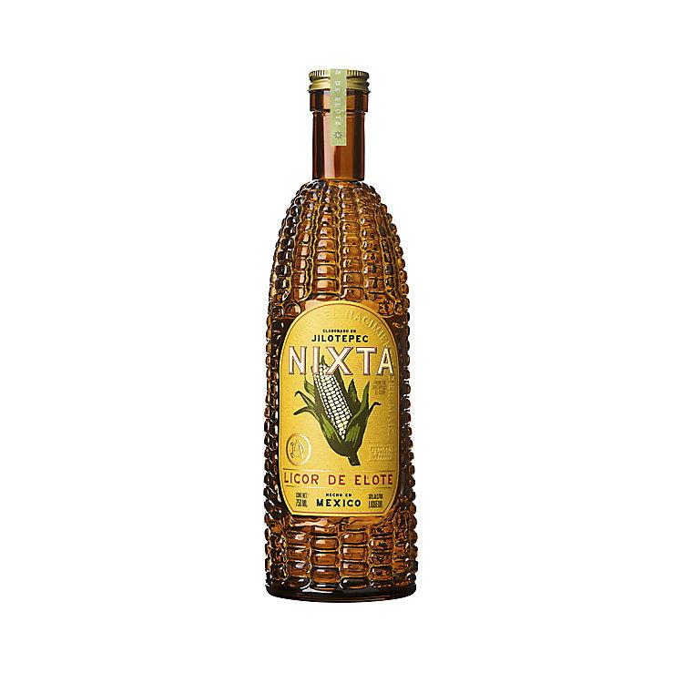 Nixta Licor De Elote 60 750 ML Mexican corn liqueur bottle with artisanal design