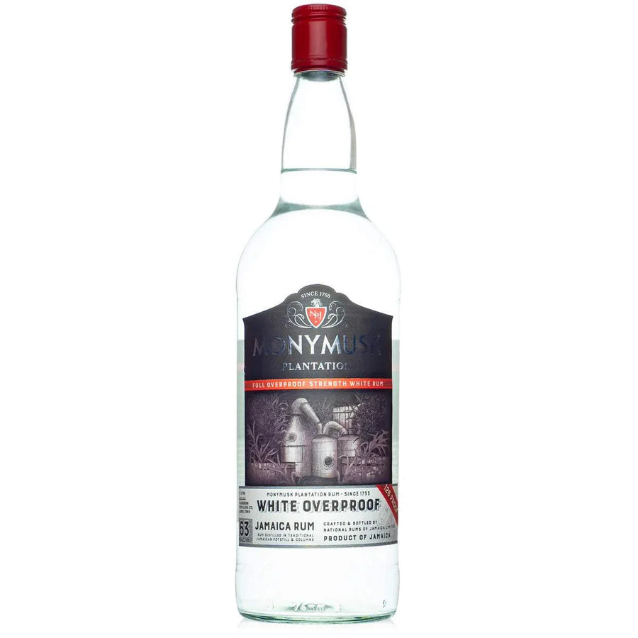 Monymusk Overproof Rum White Overproof 126 1 L