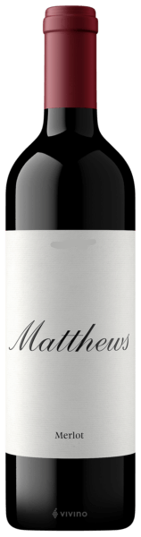 Matthews Winery Merlot Reserve Columbia Valley 2021 750 ML
