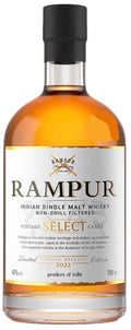 Rampur Single Malt Whisky Vintage Select Casks Limited Edition India 750 ML