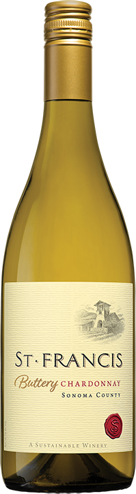St Francis Buttery Chardonnay Sonoma County White Wine 2023 750 ML