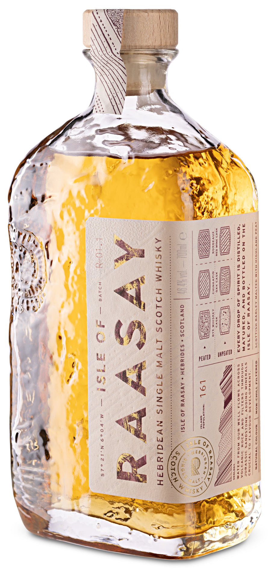 Isle of Raasay Lightly Peated Hebridean Single Malt Scotch Whisky 700 ML
