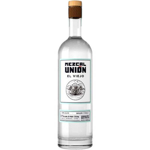 Union Uno Mezcal El Viejo 90 750 ML bottle showcasing artisanal smoky mezcal with rich agave character